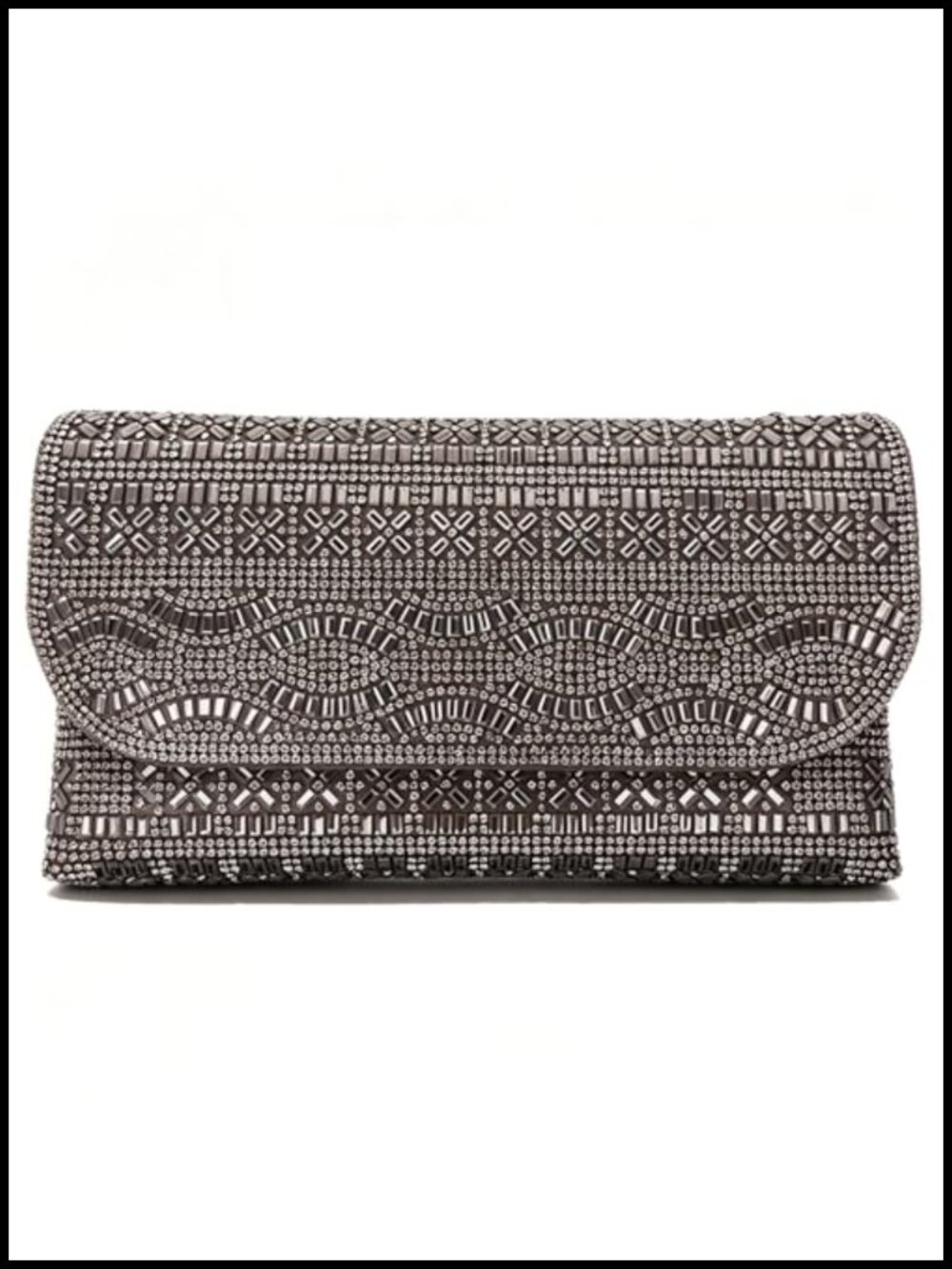 Sparkle Rhinestones Clutch Studded Evening Bag with Chain